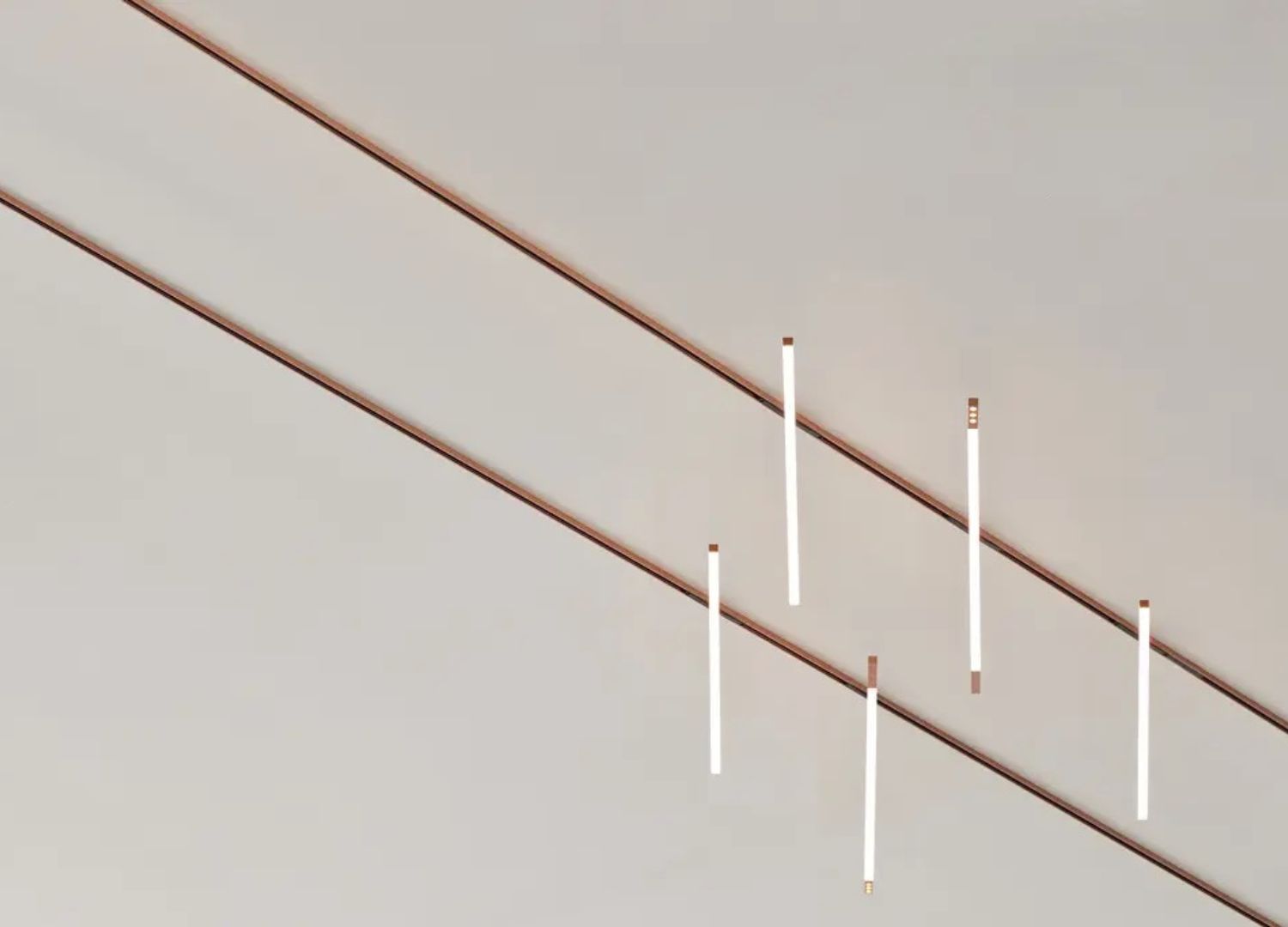 Magic Stick by Jorge Herrera for Flos. The groundbreaking lighting system rotates 360 degrees and can be positioned in infinite ways. - © Jorge Herrera Studio