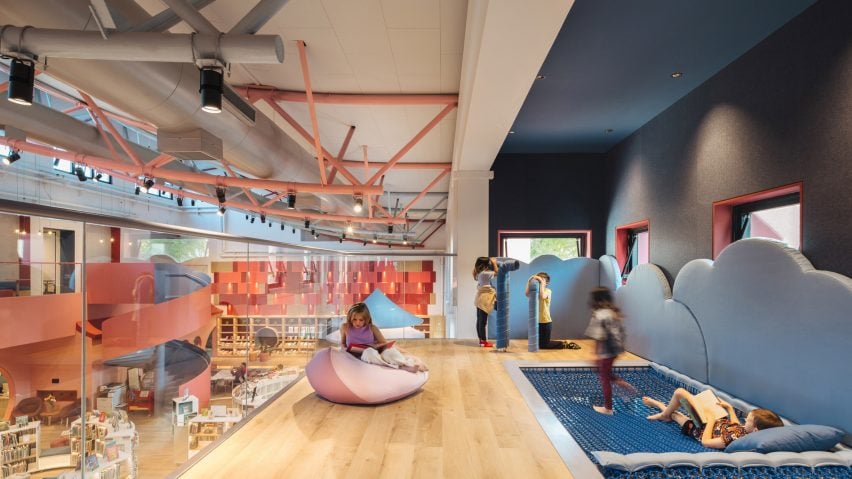 Net of Children's library by Studio Vapore