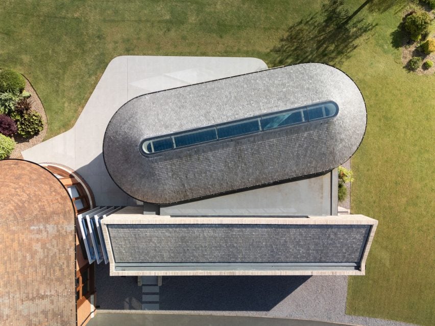 Overhead view of Malvern Pool House 